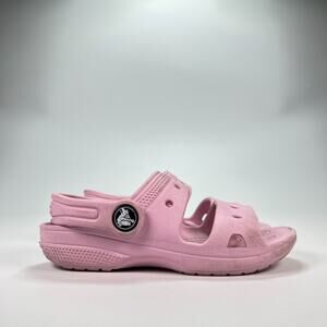 Crocs Classic Crocs T Ballerina Pink Lightweight Sandal 207537 Youth Size 10